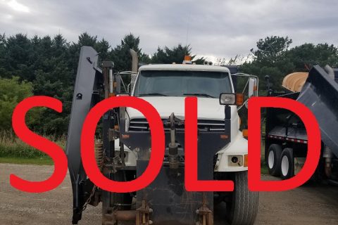 2001 STERLING TANDEM DUMP TRUCK WITH SNOW PLOW