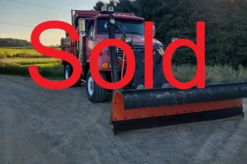 2005 STERLING LT8500 SINGLE AXLE DUMP TRUCK WITH PLOW AND SANDER